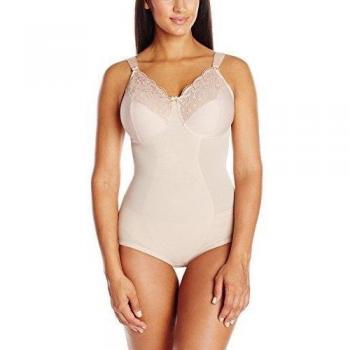 Glamorise Soft Shoulders Body Smoother - Body para mujer, color beige