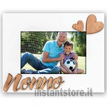 Marco de Fotos Nonno 10x15 cm de Madera Blanca