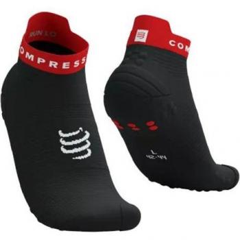 Calcetines de running Compressport Pro Racing V4.0 Run Low Negros, talla 2