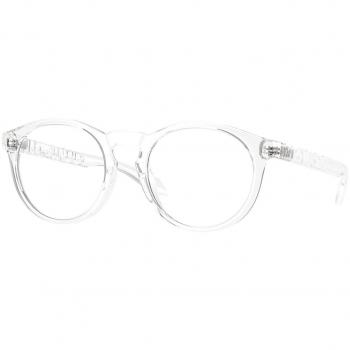 Versace VE3355U 148 Unisex Panthos Eyewear, Clear Frame, Size 51, Blue Light Blocking Available