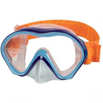 Máscara de Buceo Junior Oceo Beuchat - Diseño específico para niños, lente panorámico de vidrio templado, ajuste fácil con hebillas, estructura suave y cómoda, marco resistente a impactos