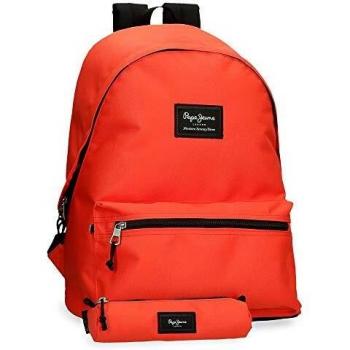 Pepe Jeans Mochila Estuche Aris, Color Naranja, 31x44x17,5 cms