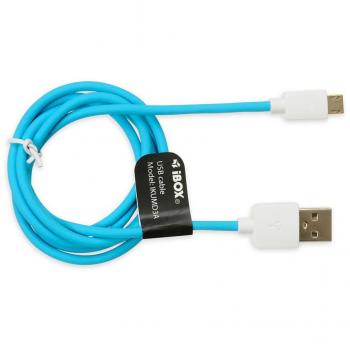 Cable USB A a Micro USB Ibox IKUMD3A Azul 1 m