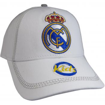 Gorra REAL MADRID Producto Oficial 2017-2018 - Tallaje Junior Niño Clasica BLANCO