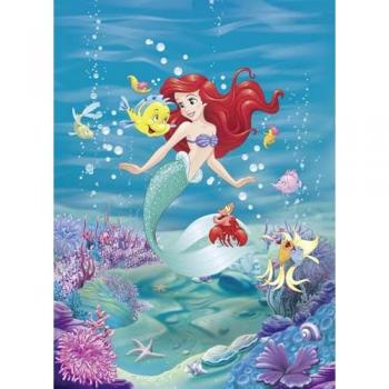 Fototapete Disney Ariel Cantando, 184x254 cm, incluye pegamento