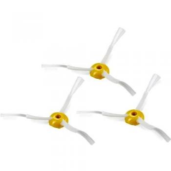Maddocks 81901 - Pack de 3 cepillos laterales, compatibles con iRobot 500, color amarillo