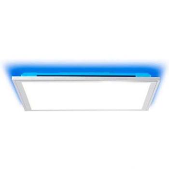 Panel LED de Techo Alissa 40x40cm, 32W, 2500lm, RGBW, Dimmable, Plata/Blanco