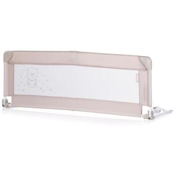 Barrera de Seguridad para Cama Infantil Chipolino 140 cm, Plegable, Ajustable, de Malla Beige, Cumple Norma EN 1930:2011