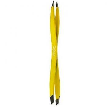 DUPLY 8412122098223 pinza depilar de doble punta fina/oblicua #amarillo