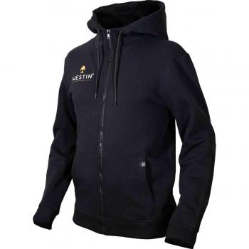 Sudadera con Capucha con Cremallera Westin Original Negra