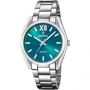 Reloj Festina Alegría F20622/C de Mujer con Esfera Verde y Detalles Plateados