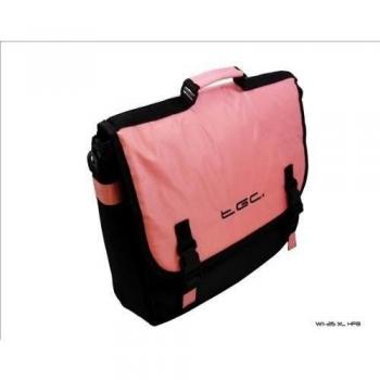 Color rosa y negro estilo mensajero TGC bolsa para MSI X-Slim X370 X460 X460DX Laptop