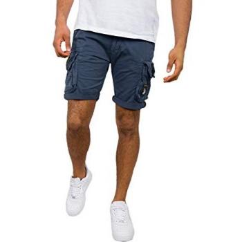 Alpha Industries Men's Crew Patch Cargo Shorts - New Navy 28