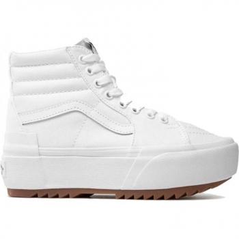 Zapatillas Vans Sk8-Hi Stacked Blanco Mujer Plataforma