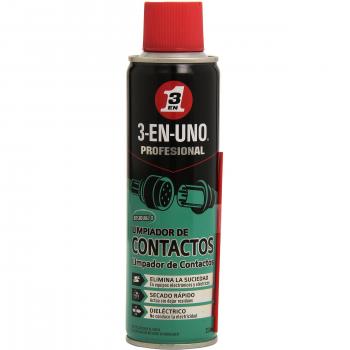 3 EN UNO Profesional - Spray Limpiador de Contactos Incoloro, 250 ml