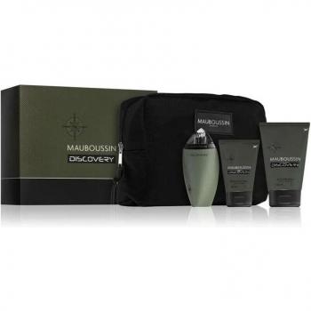 Mauboussin Prestige 2022 Discovery Eau de Parfum 100ml Shower Gel 100ml Aftershave Balm 50ml with Toiletry Bag