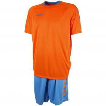 Hummel -Set Essential Training Kit - Camiseta de equipación de fútbol para hombre, color Naranja, talla 2XL