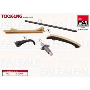 Kit de cadena de distribución FAI AutoParts TCK161NG con componentes de alta calidad y durabilidad
