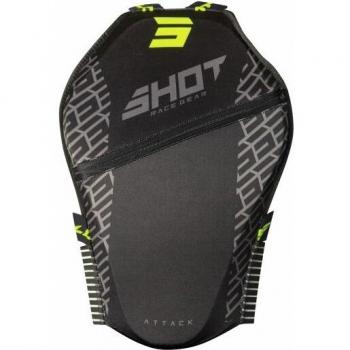 Protector de Espalda Shot Attack Negro Amarillo 2XL