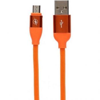 Cable USB-A a MicroUSB Contact 1.5m Color Naranja