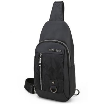 Ãrtico Hunter impermeable del mensajero del hombro de la honda Negro Bolsa Mochila Deportes Ciclismo Bolsa Pecho Hombres
