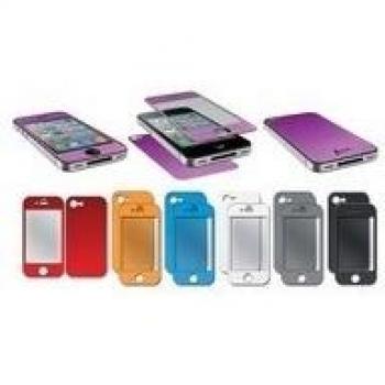 Skpad SKP-PRT-SP1G Protector de pantalla para Iphone 4, plástico, gris