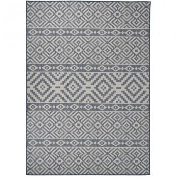Alfombra de exterior de tejido plano 120x170 cm Color Gris, Taupé, Azul y más - Alfombra de Piso para Sala de Estar, Dormitorio, Habitación, Salón