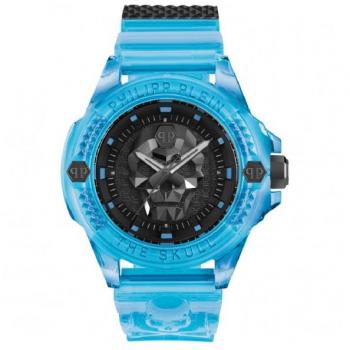 Philipp Plein Skull Scuba Duba Edition Watch, Blue, Male, Size: ONE SIZE