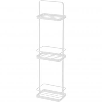 Yamazaki Estante de baño de 3 niveles - Altura 67 cm, color blanco