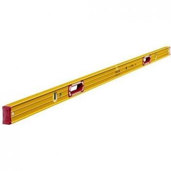 Nivel de burbuja Stabila 172091 - 200 cm Serie 196-2, precisión de ±0.5 mm/m, cuerpo de aluminio extruido, viales de acrílico resistente a impactos, magnético en la base