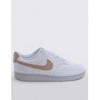 Nike Court Vision Low Women's Sneakers - White/Pink, Size 36