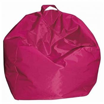 Pouf Comodone Fucsia 65x62 cm con Funda Extraíble - Colección King