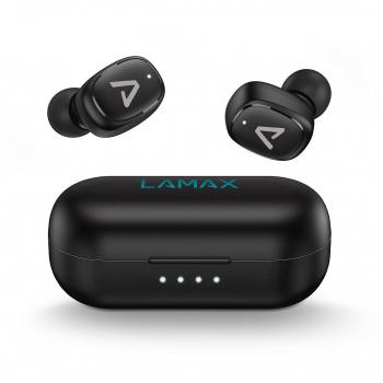 Lamax Dots3 Play Wireless In-Ear Headphones for Calls/Music, USB Type-C, Bluetooth, Black