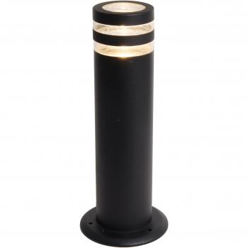 Lámpara de jardín Focus, diseño elegante, altura 40 cm, gris, IP44