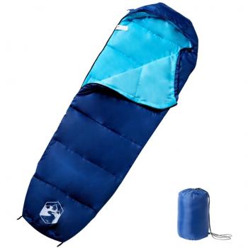 Saco de dormir tipo momia de camping para adultos 3 estaciones color navy y blue, camuflaje, naranja y negro