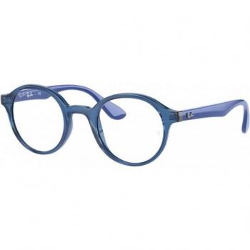 Ray-Ban Kids RY1561 3811 Eyeglasses - Blue, Size 41, Panthos Style, Blue Light Block Available