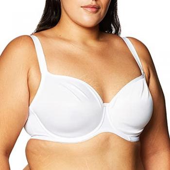 Fantasie Women's Smoothing Moulded Balcony Bra - White Nylon - Size 34G, G-I Cup
