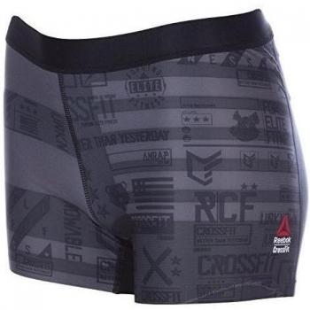 Reebok RCF Comp Booty Stripes - Pantalón Corto para Mujer, Color Negro, Talla XS