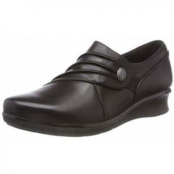 Zapatos de Mujer Clarks Hope Roxanne Negros Slip Ons Talla 4 - Ajuste Estándar