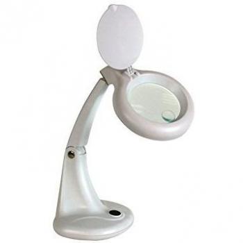 Lámpara de Escritorio Velleman con Lupa 3 y 12 Dioptrías - 12W - Color Blanco