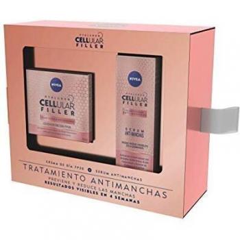 NIVEA Hyaluron Cellular Filler, pack tratamiento antimanchas con ácido hialurónico, caja de regalo con crema de día con FP30