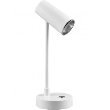 Lámpara de mesa blanca incl. LED regulable en 3 niveles recargable - Telescope