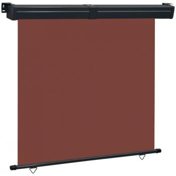 Toldo lateral de balcón marrón 175x250 cm vidaXL