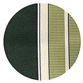 Toldo de Caída Regulable 100 x 250 cm - Verde/Blanco