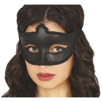 Antifaz Negro con Glitter