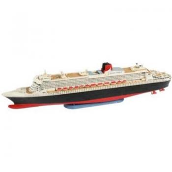 Revell Maqueta Queen Mary 2 Model Set con Pinturas, Pincel y Pegamento - Kit de Modelo en Caja