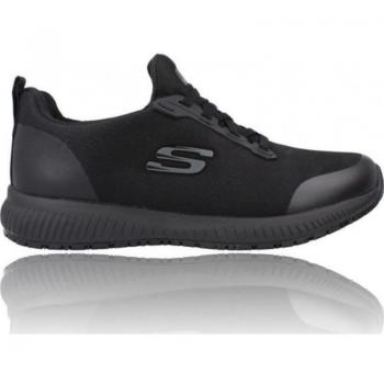 Zapatillas Skechers Squad 77222EC BKRG Negro