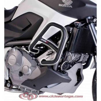 Defensas Salvapiernas Puig 6387N Negras para Honda NC700S (2012 en adelante)