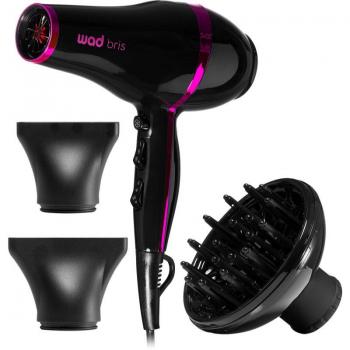 Secador de Pelo Bris Negro/Rosa 1 Ud