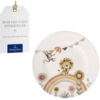 Plato de postre infantil Villeroy & Boch Ruge como un León Ø21,5 cm